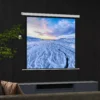 Beamer Scherm 176,5 X 176,5 Cm 85 Inch 1:1 HD 4K Rol scherm Voor Thuisbioscoop Voor Kantoorpresentaties