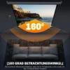 Beamer Scherm 176,5 X 176,5 Cm 85 Inch 1:1 HD 4K Rol scherm Voor Thuisbioscoop Voor Kantoorpresentaties
