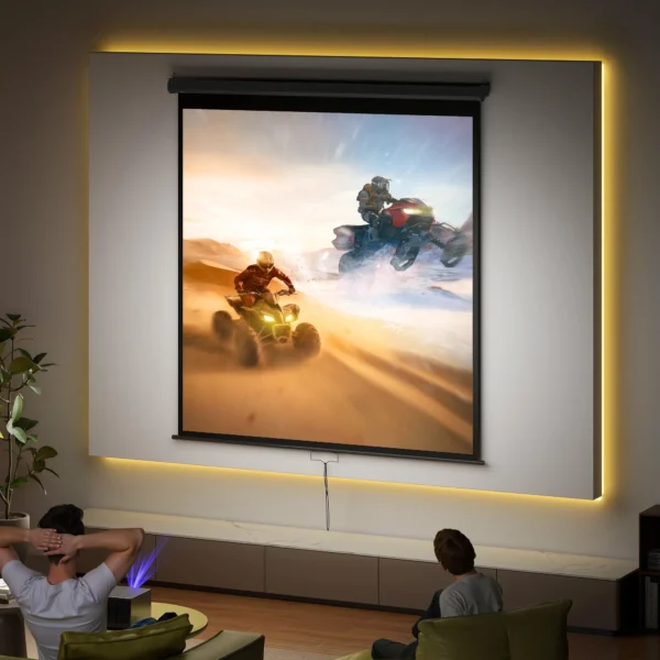 Beamer Scherm 178 X 178 Cm 99 Inch 1:1 HD 4K Projectiescherm Voor Thuisbioscoop Kantoorpresentaties