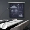 Beamer Scherm 189,5 X 189,5 Cm 92 Inch 1:1 HD 4K Rollo Scherm Voor Thuisbioscoop Voor Kantoorpresentaties