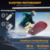 Beamer Scherm, Projectiescherm, 16:9, 100 Inch, Afstandsbediening, Motor