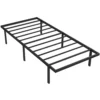 Bedframe, 90 X 200 Cm Metalen Bed Met Opbergruimte Onder Het Bed, Metalen Frame Met Lattenbodem, Geen Boxspring Nodig