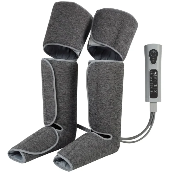 Beenmassager Met Warmte, Compressie, 3 Automatische Modi & 3 Intensiteiten, Voet En Kuitmassageapparaat