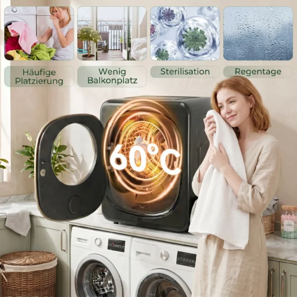 Condensdroger Met Warmtepomptechnologie, Tafelmodel, Maandelijkse Financiering