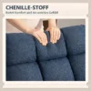 Draaibare Accentstoel, Moderne Lounge Stoel Zonder Armleuningen Met Stalen Poten, Donkerblauw