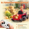 Elektrische Kindtractor, Opzit Tractor Met Afstandsbediening, Zachte Start, Voor Kinderen Van 3 8 Jaar, Rood