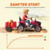 Elektrische Kindtractor, Opzit Tractor Met Afstandsbediening, Zachte Start, Voor Kinderen Van 3 8 Jaar, Rood