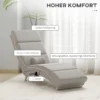 Elektrische Relaxstoel Massagestoel Met Ligfunctie Warmtefunctie Vibratie Lendenkussen 56 X 168 X 84 Cm Crèmewit