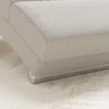 Elektrische Relaxstoel Massagestoel Met Ligfunctie Warmtefunctie Vibratie Lendenkussen 56 X 168 X 84 Cm Crèmewit