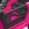 Kinder Elektrische Auto 12V Elektrische Kinderwagen Met Afstandsbediening 2 Motor LED Claxon Voor Kinderen Van 3 6 Jaar 100x65x72 Cm Roze