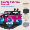Kinder Elektrische Auto 12V Elektrische Kinderwagen Met Afstandsbediening 2 Motor LED Claxon Voor Kinderen Van 3 6 Jaar 100x65x72 Cm Roze