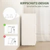 Ladekast Met 3 Lades, Moderne Opbergmeubels Voor De Slaapkamer, Wit