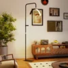 LED Halve Maan Wimperlamp Met Telefoonhouder 350° Draaibaar Schoonheidsringlicht Warme Lamp Met Verstelbare Hoogte