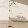 LED Halve Maan Wimperlamp Met Telefoonhouder 350° Draaibaar Schoonheidsringlicht Warme Lamp Met Verstelbare Hoogte