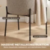 Loungestoel Voor De Woonkamer Met Chenille look, Armleuningen, Metalen Poten Voor De Slaapkamer, Lichtbruin