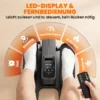 Mini Elliptische Trainer Voor Thuis Onder Tafel Elektrische Crosstrainer Met Afstandsbediening LED Display 12 Snelheden