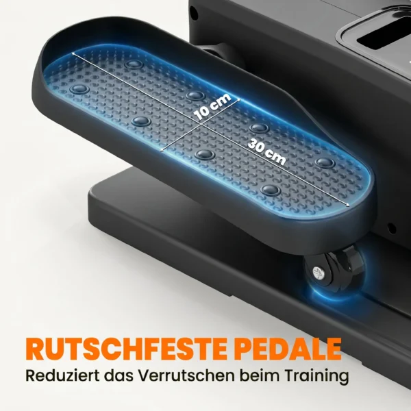 Mini Elliptische Trainer Voor Thuis Onder Tafel Elektrische Crosstrainer Met Afstandsbediening LED Display 12 Snelheden