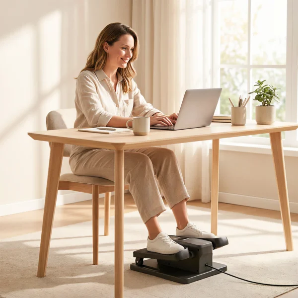 Mini Elliptische Trainer Voor Thuis Onder Tafel Elektrische Crosstrainer Met Afstandsbediening LED Display 12 Snelheden