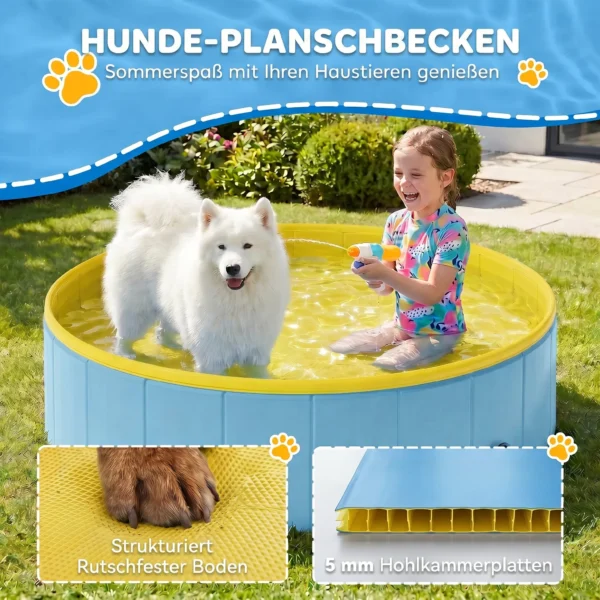 Opvouwbaar Hondenbad Voor Grote En Middelgrote Honden, Met Anti slip Bodem Voor Eenden, Binnen En Buiten, 120x30cm