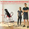 Opvouwbare Inversiebank Met Verstelbare Enkelvergrendeling En Veiligheidsgordel, Antislip