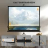 Projectiescherm In 4:3 formaat, Bioscoopscherm, Presentatieoppervlak Voor Thuis Of Kantoor, Zwart