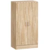 Schoenenkast Met 2 Deuren, 6 Verstelbare Planken, Soft close Scharnieren Voor 14 Paar Schoenen, Natuurhout