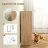 Schoenenkast Met 2 Deuren, 6 Verstelbare Planken, Soft close Scharnieren Voor 14 Paar Schoenen, Natuurhout