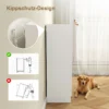 Schoenenkast Met 2 Deuren, 6 Verstelbare Planken, Soft close Scharnieren Voor 21 Paar, Wit