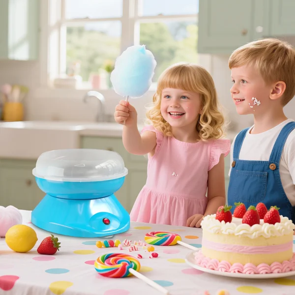 Suikerspinmachine Voor Thuis Katoensnoep Machine 550W Voor Kinderfeestje, Verjaardag, Feest