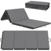 Trainingsmat, Opvouwbare Fitnessmat Sportmat Met Handvatten Gymnastiekmat Grijs, 180 X 80 X 5 Cm
