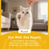 XXL Kattenbak Van Roestvrij Staal 130L Met 180° Klapdeksel Hoge Zijwanden Schep Opstapje 70x50x43cm Grijs