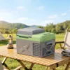 12 Liter Kompressor Kühlbox Elektrische Kühlbox Mit Anschluss Kühlhaltefunktion Grau+Grün