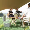 12 Liter Kompressor Kühlbox Elektrische Kühlbox Mit Anschluss Kühlhaltefunktion Grau+Grün