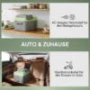 12 Liter Kompressor Kühlbox Elektrische Kühlbox Mit Anschluss Kühlhaltefunktion Grau+Grün