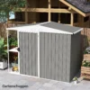 12 Stück Trapezblech 129x45cm 7m² Verzinkt Dachblech 0,25 Mm Wetterfest Profilblech Hellgrau