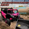 12V Elektroauto Für Kinder, Fernbedienungsfunktion, Gurt, Hupe, LED Lichter, USB Port, Für 3 5 Jahre, Rosa