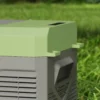 16,3 Liter Kompressor Kühlbox Elektrische Kühlbox Mit Anschluss ECO Modus Kühlhaltefunktion Grau+Grün