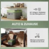 16,3 Liter Kompressor Kühlbox Elektrische Kühlbox Mit Anschluss ECO Modus Kühlhaltefunktion Grau+Grün