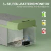 16,3 Liter Kompressor Kühlbox Elektrische Kühlbox Mit Anschluss ECO Modus Kühlhaltefunktion Grau+Grün