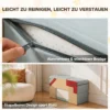 2 teiliges Schaumstoff Bausteine Für Kleinkinder Mit Abnehmbaren Bezügen, Indoor Kletter Und Krabbelspielset, Blau