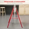 2 X Gerüstbock, Unterstellbock, Stahl, Rot