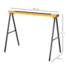 2er Set Arbeitsbock, Handwerks Ständer, Bis Zu 250 Kg Belastbar, Metall, Gelb