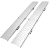 2er Set Klappbare Auffahrrampe Metall Schwellenrampe Mit Griffen Bis 400 Kg, Für Reifen Bis 22,5 Cm