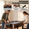 3 in 1 Multi Spieltisch Drehbar Multifunktionstisch Mit Billardtisch Tischfußball Airhockey Ablagefach