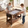 3 in 1 Multi Spieltisch Drehbar Multifunktionstisch Mit Billardtisch Tischfußball Airhockey Ablagefach