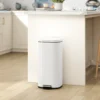 30L Küchenmülleimer Pedaleimer Mit Deckel, Soft Close Und Offenhalte Funktion Für Küche, Zuhause
