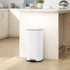 30L Küchenmülleimer Pedaleimer Mit Deckel, Soft Close Und Offenhalte Funktion Für Küche, Zuhause