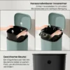 30L Küchenmülleimer Pedaleimer Mit Deckel, Soft Close Und Offenhalte Funktion Für Küche, Zuhause