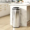50 L Sensor Mülleimer, Automatischer Abfalleimer, Rostfreier Kücheneimer Mit Infrarotsensor, Für Küche, Esszimmer