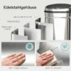 50 L Sensor Mülleimer, Automatischer Abfalleimer, Rostfreier Kücheneimer Mit Infrarotsensor, Für Küche, Esszimmer